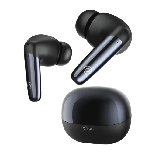 Noise Cancellation Earbuds Under 2000- pTron_Zenbuds_Ultima