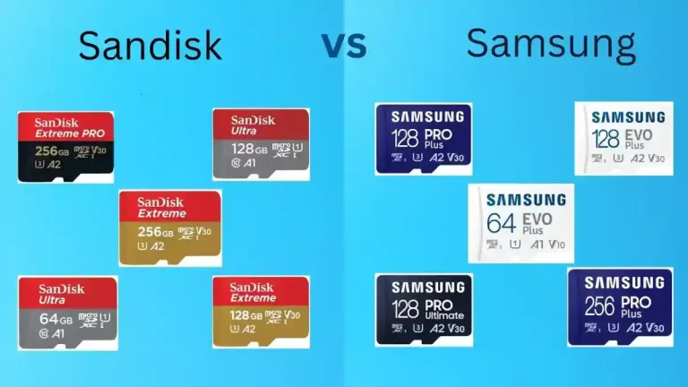 Samsung vs Sandisk microSD cards