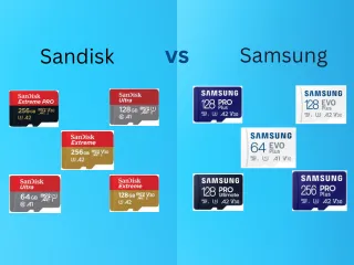 Samsung vs Sandisk microSD cards