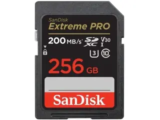 Storage device for digital cameras- SanDisk Extreme Pro 256GB SD Card