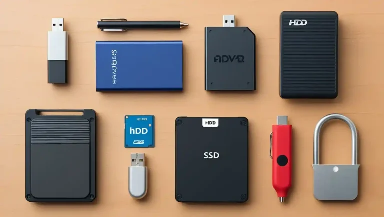 different type of storage devices for different users