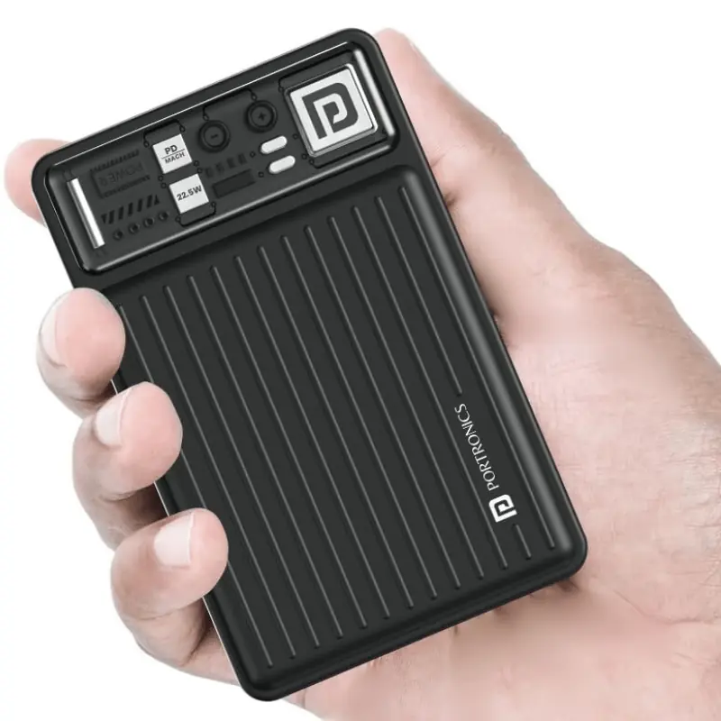 power bank with 20000mAh capacity- Portronics Luxcell Mini