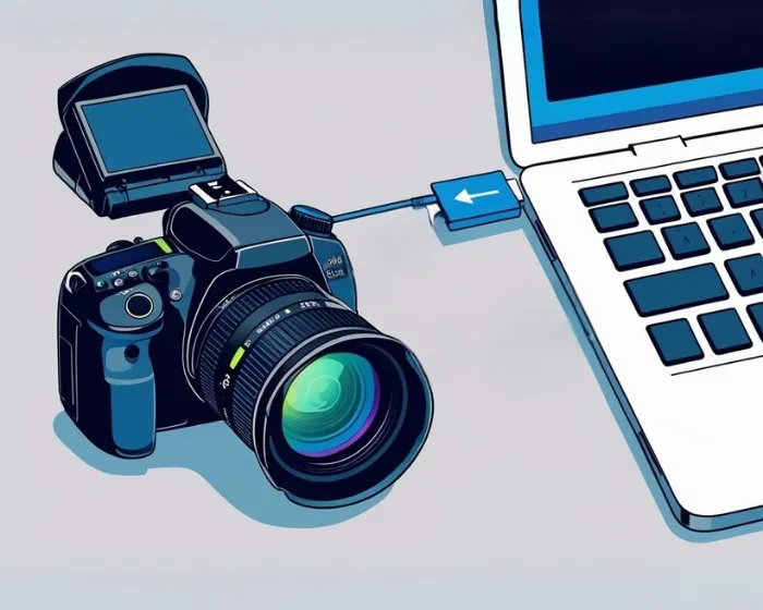 Connect DSLR to Laptop Using USB Cable