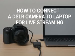 How to Connect Your DSLR Camera to a Laptop for Live Streaming